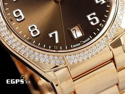Patek Philippe 百達翡麗 PP錶 Twenty~4系列 7300/1200R-001 <font color="#99520f">原廠鑲嵌160顆頂級天然美鑽外圈 巧克力 棕色日輝紋面盤</font> 玫瑰金材質 大三針<font color="#ffd700">&nbsp;</font><font color="#FF0000">2026年保單&nbsp;</font>自動上鍊 36mm