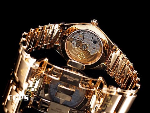 Patek Philippe 百達翡麗 PP錶 Twenty~4系列 7300/1200R-001 原廠鑲嵌160顆頂級天然美鑽外圈 巧克力 棕色日輝紋面盤 玫瑰金材質 大三針&nbsp;2026年保單&nbsp;自動上鍊 36mm