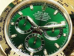 ROLEX 勞力士 Cosmograph Daytona 宇宙計時型 迪通拿 116508 <font color="#32cd32">綠金迪 綠油金</font>&nbsp;<font color="#058703">2022年保單 </font>計時碼錶 <font color="#FF0000">與眾不同 氣宇非凡 霸氣綠迪 錯過不再</font> 18K黃金 賽車錶 自動上鍊 40mm