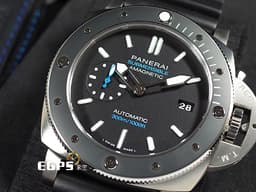 PANERAI 沛納海 Submersible PAM01389 三日鍊 鈦金屬 PAM1389 陶瓷圈 <font color=#FF0000>藍色字體面盤 2019年保單 配件齊全 </font> 潛水錶 自動上鍊 47mm