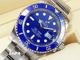 ROLEX 勞力士 Submariner 116619LB 潛航者 18K白金材質 <font color="#0582f5"> 絕版款 藍色陶瓷圈、面盤 藍水鬼</font><font color="#FF0000">&nbsp;</font>自動上鍊 40mm