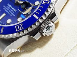ROLEX 勞力士 Submariner 116619LB 潛航者 18K白金材質 <font color="#0582f5"> 絕版款 藍色陶瓷圈、面盤 藍水鬼</font><font color="#FF0000">&nbsp;</font>自動上鍊 40mm
