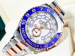 ROLEX 勞力士 Yacht-Master II 蠔式 遊艇名仕型 116681 <font color=#f3baa1>永恆玫瑰金 半金款 新款賓士指針</font> 帆船 倒數計時碼表 <font color=#FF0000>2018年台灣公司貨</font> 大遊艇 自動腕錶 44mm