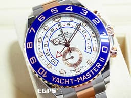 ROLEX 勞力士 Yacht-Master II 蠔式 遊艇名仕型 116681 <font color="#f3baa1">永恆玫瑰金 半金款 新款賓士指針</font> 帆船 倒數計時碼表 <font color="#FF0000">2022年新式保卡</font> 大遊艇 自動上鏈 44mm