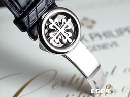 Patek philippe 百達翡麗 PP錶 複雜功能時計系列 5930 G 白K金材質 藍色網狀格紋面盤 5930G-001 世界時區 飛返計時 <font color="#FF0000">BEIJING 北京時區面盤 </font>自動上鍊 39.5mm