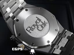Audemars Piguet 愛彼 AP錶 Royal Oak Chronograph 皇家橡樹 26331ST 計時碼錶 <font color=#4F4F4F>黑色經典格紋面盤</font> 不銹鋼 <font color=#FF0000>2019年新式保卡</font> 26331 ST 自動上鍊 41mm