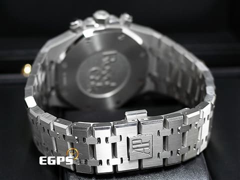 Audemars Piguet 愛彼 AP錶 Royal Oak Chronograph 皇家橡樹 26331ST 計時碼錶 黑色經典格紋面盤 不銹鋼 2019年新式保卡 26331 ST 自動上鍊 41mm