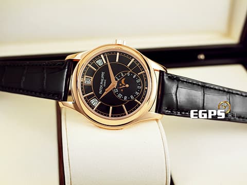 Patek Philippe 百達翡麗 PP錶 Complications 複雜功能時計 Annual Calendar Moonphase 年曆錶 5205R-010&nbsp;玫瑰金材質&nbsp;年曆功能 月相盈虧 日夜顯示&nbsp;PP印記 2019年保單 自動上鍊 40 mm
