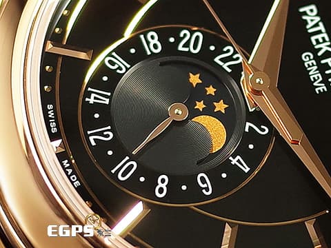 Patek Philippe 百達翡麗 PP錶 Complications 複雜功能時計 Annual Calendar Moonphase 年曆錶 5205R-010&nbsp;玫瑰金材質&nbsp;年曆功能 月相盈虧 日夜顯示&nbsp;PP印記 2019年保單 自動上鍊 40 mm
