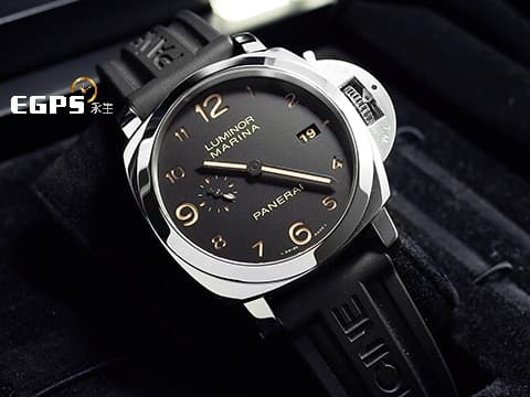 PANERAI 沛納海 Luminor Marina 1950 PAM359 PAM00359 三日鍊 不鏽鋼材質 菸草面三明治面盤 透明錶背 自動上鏈 44mm