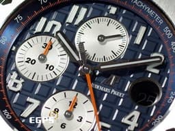 Audemars Piguet 愛彼 AP錶 Royal Oak Offshore 皇家橡樹 離岸型 26470ST <font color="#4169e1">Navy 海軍藍</font>&nbsp;計時碼表 不鏽鋼材質&nbsp;<font color="#FF0000">2018年新式保卡&nbsp;</font>自動上鏈 42mm