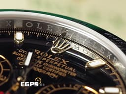 ROLEX 勞力士 Cosmograph Daytona 宇宙計時型 迪通拿 116503 計時碼錶 <font color="#f5dea8">18K黃金 半金款</font> 黑色面盤 <font color="#FF0000">2018年</font>&nbsp;賽車錶 自動上鍊 40mm