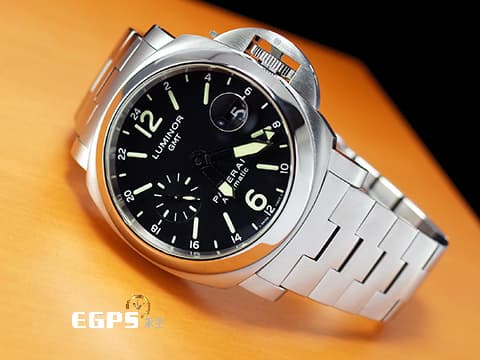PANERAI 沛納海 Luminor Marina GMT PAM00297 兩地時區 小秒針 PAM297 不鏽鋼材質 自動上鍊 44mm