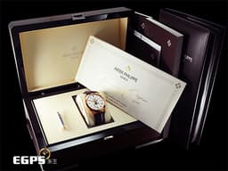 PATEK PHILIPPE 百達翡麗 PP Complications 複雜功能時計 5396 5396R-011 18K玫瑰金材質 <font color="#05f0f0">年曆錶</font>&nbsp;<font color="#05f0f0">PP印記 月相顯示</font>&nbsp;<font color="#ff0000">2021年保單 錶友未使用珍藏品</font>&nbsp;自動上鏈&nbsp;38.5mm