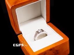 天然真鑽 鑽戒 主石重0.58CT 男戒 K金鑽戒 白K金 天然鑽石 鑽石戒指 白K金鑽戒 男戒