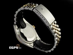 ROLEX 勞力士 蠔式 DATEJUST 16013 18K黃金&amp;不鏽鋼材質 半金款 <font color="#efe3a3">香檳色面盤 鑽石時標</font>&nbsp; <font color="#ff0000">紀念型錶帶</font> 自動上鍊 36mm