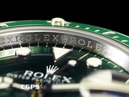 ROLEX 勞力士 Submariner 潛航者 116610LV 不鏽鋼材質 <font color="#009100"> 絕版綠色陶瓷框 太陽紋綠色面盤 全綠水鬼 </font><font color="#FF0000">&nbsp;2016年保卡 台灣公司貨 絕版錯過不再&nbsp;&nbsp;</font>潛水錶 自動上鍊 40mm