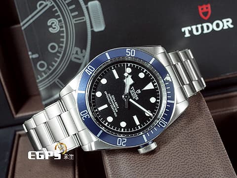 TUDOR 帝舵 Heritage Black Bay 79230B 碧灣 藍色鋁圈 藍水鬼 79230 B 復古 雪花針 不鏽鋼 MT5602自製機芯 2024年新式保卡 潛水錶 自動上鍊 41mm