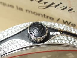 Franck Muller 法蘭穆勒 FM Vanguard <font color=#00ffff>V45</font> 精鑲鑽錶 不鏽鋼材質 精鑲滿天星面盤 <font color=#FF0000> 絢爛華麗的滿天星鑲鑽，黑色阿拉伯數字時標、內圈、錶帶 </font>自動腕錶 44x54mm