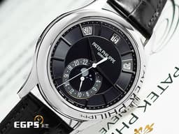 PATEK PHILIPPE 百達翡麗 PP 5205 Annual Calendar 年曆錶 5205G-010 月相盈虧 18K白金材質 <font color="#FF0000"> 新款PP印記&nbsp;</font>自動上鍊 40mm