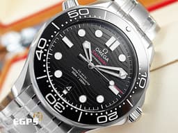 OMEGA 歐米茄 Seamaster Diver 300 海馬 21030422001001 <font color="#05f0f0">黑色陶瓷錶圈、波浪紋面盤</font> 不鏽鋼材質 同軸擒縱 <font color="#FF0000">2024年保卡</font> 排氦氣閥 潛水錶 自動上鍊 42mm