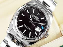 ROLEX 勞力士 DateJust 經典 蠔式日誌型 126200 黑色面盤 <font color="#FF0000">3235機芯 2025年保卡</font> 自動上鍊 36mm