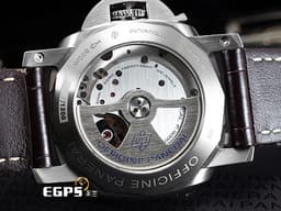 PANERAI 沛納海 LUMINOR MARINA PAM351 PAM00351 三日鍊 <font color="#f97171">金色指針 鈦金屬材質 鐵鏽色三明治面盤 透明錶背</font>&nbsp;<font color="#ff0000">台灣公司貨</font>&nbsp;自動上鏈 44mm