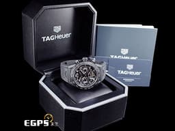 Tag Heuer 泰格 豪雅 Carrera Calibre Heuer 02T 卡萊拉系列 Tourbillon Chronograph 陀飛輪 計時碼錶 CAR5A8W.FT6071 <font color=#4F4F4F>鍛造碳 + 黑色PVD鈦金屬</font> 鏤空面盤 <font color=#FF0000>CP值最高的陀飛輪 台灣公司貨</font> 自動上鍊 45mm