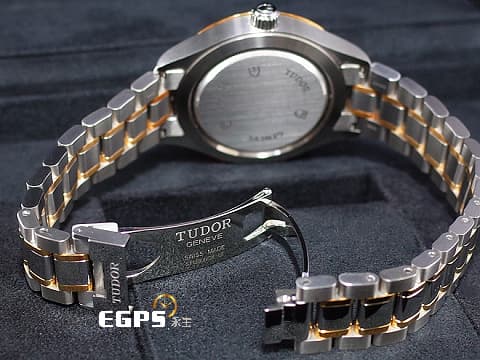 TUDOR 帝舵 Style 風尚 系列 12503&nbsp;香檳金色面盤&nbsp; 18K黃金 半金款 經典 大三針 半金腕錶超值首選&nbsp;2020年台灣公司貨&nbsp;自動上鍊 38mm