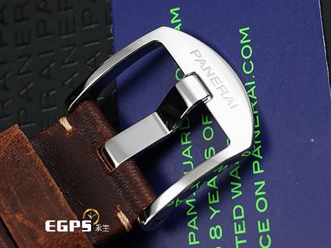 PANERAI 沛納海  LUMINOR DUE PAM1046 小秒針 PAM01046 白色奶油面盤 夜光指針   2020年保單   沛納海專利護橋 不鏽鋼  自動上鍊 42mm