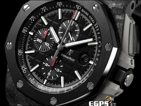 Audemars Piguet 愛彼 AP錶 Royal Oak Offshore 皇家橡樹 離岸型 26400AU.OO.A002CA.01 計時碼表 26400 AU ROO 絕版稀有鍛造炭材質&nbsp;已回原廠換機芯完整保養 保固至2028年&nbsp;自動上鍊 44mm