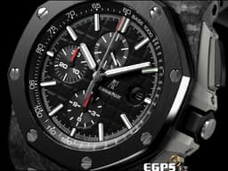 Audemars Piguet 愛彼 AP錶 Royal Oak Offshore 皇家橡樹 離岸型 26400AU.OO.A002CA.01 計時碼表 26400 AU <font color="#FF0000">ROO 絕版稀有鍛造炭材質</font>&nbsp;<font color="#ff0000">已回原廠換機芯完整保養 保固至2028年</font>&nbsp;自動上鍊 44mm