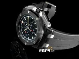 Audemars Piguet 愛彼 AP錶 Royal Oak Offshore 皇家橡樹 離岸型 26400AU.OO.A002CA.01 計時碼表 26400 AU <font color="#FF0000">ROO 絕版稀有鍛造炭材質</font>&nbsp;<font color="#ff0000">已回原廠換機芯完整保養 保固至2028年</font>&nbsp;自動上鍊 44mm