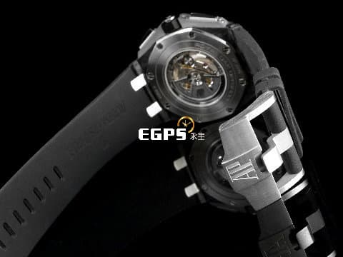 Audemars Piguet 愛彼 AP錶 Royal Oak Offshore 皇家橡樹 離岸型 26400AU.OO.A002CA.01 計時碼表 26400 AU ROO 絕版稀有鍛造炭材質&nbsp;已回原廠換機芯完整保養 保固至2028年&nbsp;自動上鍊 44mm