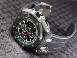 Audemars Piguet 愛彼 AP錶 Royal Oak Offshore 皇家橡樹 離岸型 26400AU.OO.A002CA.01 計時碼表 26400 AU <font color="#FF0000">ROO 絕版稀有鍛造炭材質</font>&nbsp;<font color="#ff0000">已回原廠換機芯完整保養 保固至2028年</font>&nbsp;自動上鍊 44mm