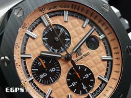 Audemars Piguet 愛彼 AP錶 Royal Oak Offshore 皇家橡樹 離岸型 26400SO.OO.A054CA.01 <font color=#006400>綠色陶瓷框 迷彩 大熊貓</font> 26400 SO 計時碼表 <font color=#FF0000>2018年保卡 另附原廠卡其綠色橡膠錶帶</font> 自動上鍊 44mm