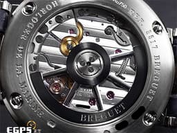 BREGUET 寶璣 Marine 航海系列 航海家 海之王子 5517BB/Y2/9ZU 18K白金材質&nbsp;<font color="#05f0f0">寶齊萊藍機刻雕花波浪紋面盤</font>&nbsp; <font color="#FF0000">2019年保單</font>&nbsp;自動上鍊 40mm
