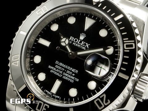 ROLEX 勞力士 Submariner 黑水鬼 116610LN 潛航者 116610 陶瓷框 絕版黑水鬼 2018年保卡  潛水錶 自動上鍊 40mm