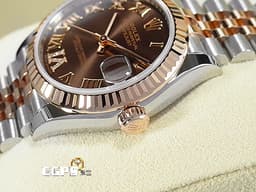 ROLEX 勞力士 DATEJUST LADY 278271 蠔式日誌型 18K永恆玫瑰金材質 半金款 <font color="#fdc8a5">巧克力色面盤 原廠鑲嵌VI鑽石時標&nbsp;</font><font color="#FF0000">2025年新式保卡  </font> 自動上鏈 31mm