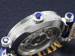 FRANCK MULLER  FM  法蘭穆勒 Double Mystery 神秘 DM42D2RCD <font color=#FF0000> 原鑲滿天星鑽石面盤、雙排鑽圈、鑽耳、鑽扣 </font> 18K白金材質 自動上鍊 42mm