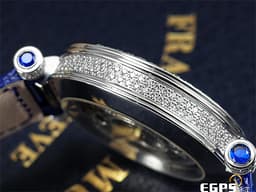 FRANCK MULLER  FM  法蘭穆勒 Double Mystery 神秘 DM42D2RCD <font color=#FF0000> 原鑲滿天星鑽石面盤、雙排鑽圈、鑽耳、鑽扣 </font> 18K白金材質 自動上鍊 42mm