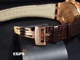 Audemars Piguet 愛彼 AP錶 Royal Oak Chronograph 皇家橡樹 26331OR <font color="#a2581a">巧克力色格紋面盤</font> 玫瑰金 26331 OR 計時碼表&nbsp;<font color="#FF0000">2017年台灣公司貨 </font>自動上鏈 41mm