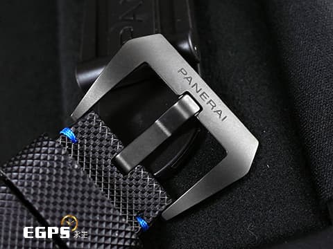 PANERAI 沛納海 Luminor Marina Carbotech™ PAM01661&nbsp;碳纖維複合材質錶殼 PAM1661 藍色夜光三明治面盤&nbsp;三日鍊 小秒針 2022年保單 自動上鍊 44mm