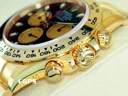 ROLEX 勞力士 Daytona 迪通拿 116508 計時碼表<font color="#FF0000"> 2019年保單 保羅紐曼面盤 </font> 經典黃黑配色面盤 <font color="#FFFF33"> 此錶歡迎各路錶友以RM、 PP、AP、勞力士 來店交換，本店將以最高價評估～</font> 黃K金材質 自動上鍊 40mm