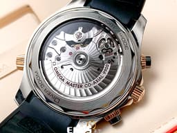 OMEGA 歐米茄 Seamaster 海馬系列 21022445101001黑色面盤 玫瑰金黑色陶瓷錶圈 同軸擒縱 <font color="#FF0000">玫瑰金 半金  膠帶海馬，2021年保單 台灣公司貨 </font>&nbsp;專業潛水錶300米防水 44mm