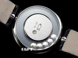 CHOPARD 蕭邦 Happy Diamonds 快樂鑽 20/3957 18K白金材質&nbsp;<font color="#05f0f0">滿天星鑽石面盤 5顆跑鑽</font>&nbsp;石英機芯 25mm