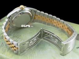 ROLEX 勞力士 蠔式 DATEJUST 16233 經典 蠔式日誌型 <font color="#fafa01">18K黃金 金色浮雕紀念面盤 五珠鍊帶款</font><font color="#FFFF00">&nbsp;</font><font color="#05f0f0">原廠鑽石時標</font><font color="#FFFF00">&nbsp;</font>半金 自動腕錶 36mm
