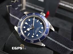 TUDOR 帝舵 Black Bay Fifty-Eight 79030B 碧灣 <font color="#2828FF">BB58 海軍藍 織紋錶帶款</font> 水鬼 79030 B 復古 雪花針 <font color="#FF0000">MT5402自製機芯 2026年新式保卡</font> 潛水錶 自動腕錶 39mm