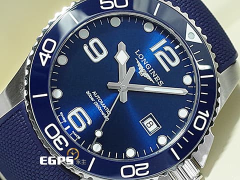 LONGINES 浪琴 Hydro Conquest 康卡斯 深海征服者 L37814969 藍色面盤 藍水鬼 陶瓷錶圈 浪鬼 不鏽鋼&nbsp;2019年保單&nbsp;台灣公司貨 自動腕錶 潛水錶 41mm