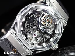 GIRARD PERREGAUX GP 芝柏 LAUREATO 桂冠系列 ABSOLUTE LIGHT 81071-43-231-FB6A <font color="#05f0f0">八角形藍寶石水晶玻璃錶殼 鏤空面盤</font> <font color="#ff0000">2020年保單 全球限量88只 新錶訂價：2,530,000元</font>&nbsp;自動上鏈&nbsp;44mm
